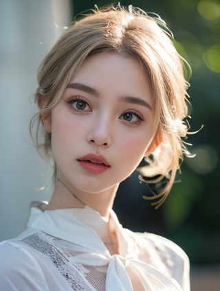 蓝色最佳颜色搭配图上衣女孩