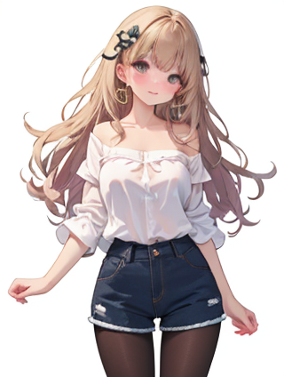 蓝色最佳颜色搭配图上衣女孩