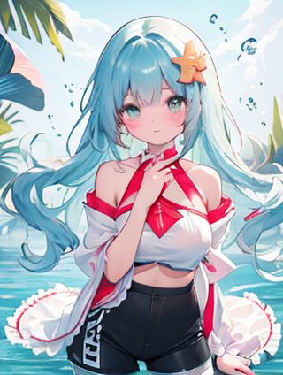 泳池里的尴尬与幽默